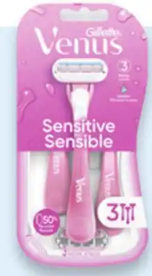 Walmart Gillette Mach Ʒ or Venus or Sensitive razors 3-pack offer
