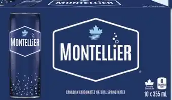 Walmart Montellier carbonated natural spring water offer