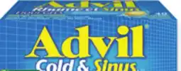 Walmart Advil Cold & Sinus 40s offer