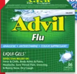 Walmart Advil Flu 36s offer