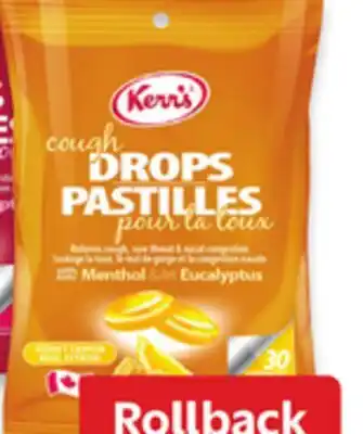 Walmart Kerr's cough drops 30s offer