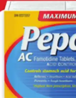 Walmart Pepcid AC maximum strength offer