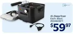 Walmart 4 L Deep fryer offer