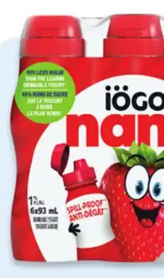 Walmart IÖGO nanö drinkable yogurt offer