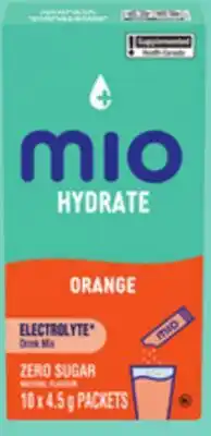 Walmart MiO hydrate powdered drink mix 10-pack offer