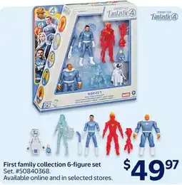 Walmart First family collection 6-figure set offer