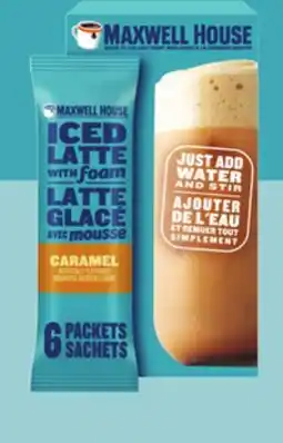Walmart Maxwell House caramel iced latte offer