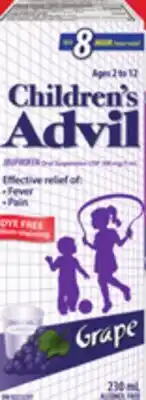 Walmart Children's Advil syrup 230 mL offer