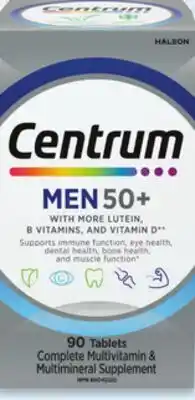 Walmart Centrum Men 50+ minis 160s Each offer