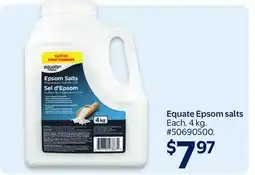 Walmart Equate Epsom salts offer