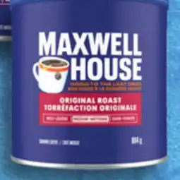 Walmart Maxwell House roast coffee offer
