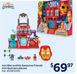 Walmart Iron Man and his Awesome Friends Iron Quarters playset offer