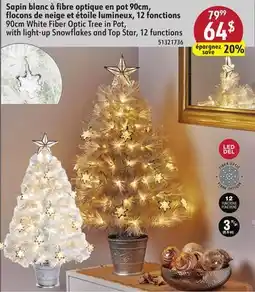 Sushi Shop 90cm White Fiber Optic Tree in Pot offer