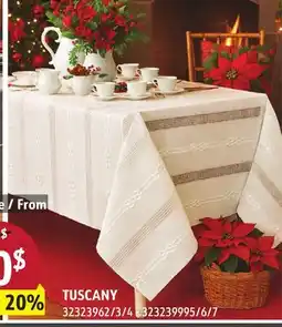 Sushi Shop TABLE CLOTH TUSCANY offer