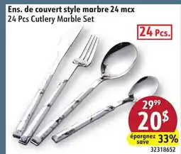 Sushi Shop 24 Pcs Cutlery Marble Set offer