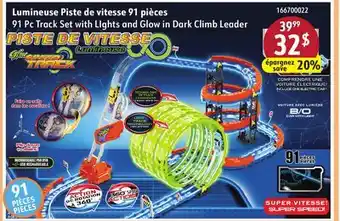 Sushi Shop 91 Pc Track Set with LIghts and Glow in Dark Climb Leader offer