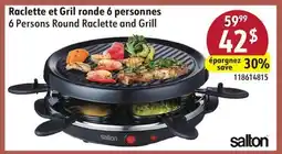 Sushi Shop 6 Persons Round Raclette and Grill offer