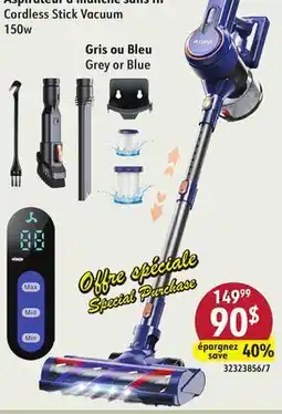 Sushi Shop Cordless Stick Vacuum 150w offer