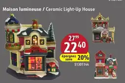 Sushi Shop Ceramic Light-Up House offer