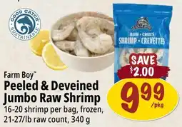 Farm Boy Farm Boy Peeled & Deveined Jumbo Raw Shrimp offer