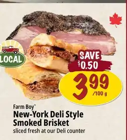 Farm Boy Farm Boy New-York Deli Style Smoked Brisket offer