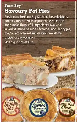 Farm Boy Farm Boy Savoury Pot Pies offer