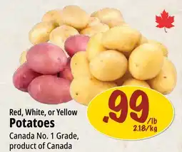 Farm Boy Red, White, or Yellow Potatoes offer