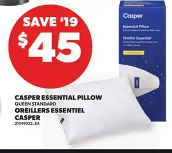 Independent Grocer CASPER ESSENTIAL PILLOW offer