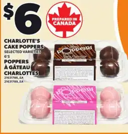 Independent Grocer CHARLOTTE'S CAKE POPPERS, 6'S offer