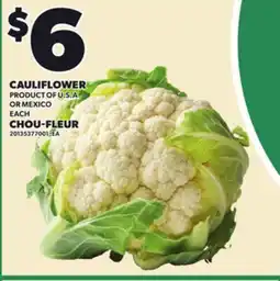 Independent Grocer CAULIFLOWER offer
