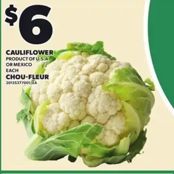 Independent Grocer CAULIFLOWER offer
