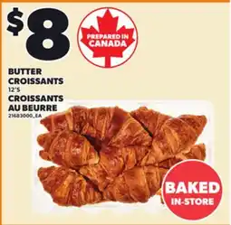 Independent Grocer BUTTER CROISSANTS, 12'S offer