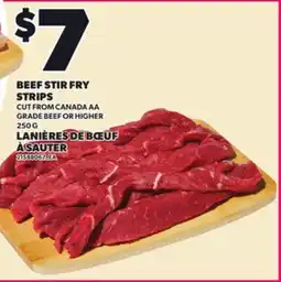 Independent Grocer BEEF STIR FRY STRIPS, 250 G offer