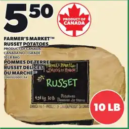 Independent Grocer FARMER'S MARKET RUSSET POTATOES, 10 LB BAG offer
