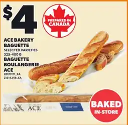 Independent Grocer ACE BAKERY BAGUETTE, 325-400 G offer