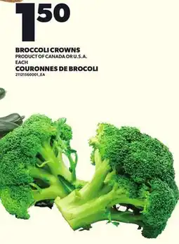 Independent Grocer BROCCOLI CROWNS offer