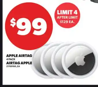 Independent Grocer APPLE AIRTAG, 4 PACK offer