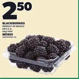 Independent Grocer BLACKBERRIES, HALF PINT offer