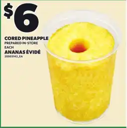 Independent Grocer CORED PINEAPPLE offer