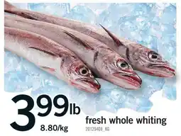 Fortinos FRESH WHOLE WHITING offer