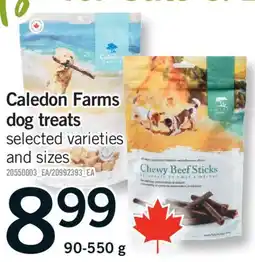 Fortinos CALEDON FARMS DOG TREATS, 90-550 g offer