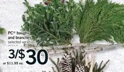 Fortinos PC BOUGHS AND BRANCHES offer