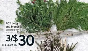 Fortinos PC BOUGHS AND BRANCHES offer