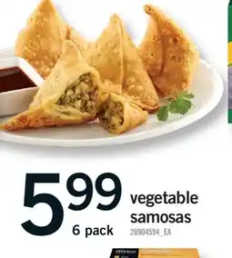 Fortinos VEGETABLE SAMOSAS, 6 PACK offer