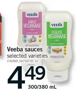 Fortinos VEEBA SAUCES, 300/380 ML offer