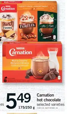 Fortinos CARNATION HOT CHOCOLATE, 175/250 g offer