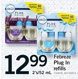 Fortinos FEBREZE PLUG IN REFILLS, 2's/52 mL offer