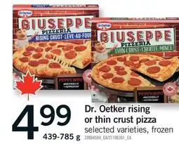 Fortinos DR. OETKER RISING OR THIN CRUST PIZZA, 439-785 g offer
