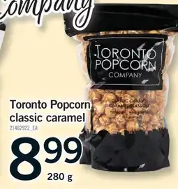 Fortinos TORONTO POPCORN CLASSIC CARAMEL, 280 G offer