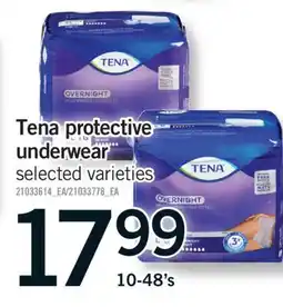 Fortinos TENA PROTECTIVE UNDERWEAR, 10-48's offer